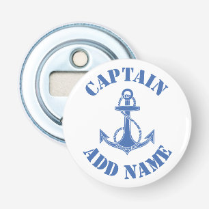 Décapsuleur Ancrage de nom de capitaine personnalisé