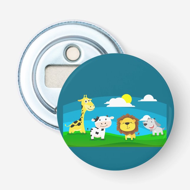 Décapsuleur Animaux de dessin animé    (Devant)