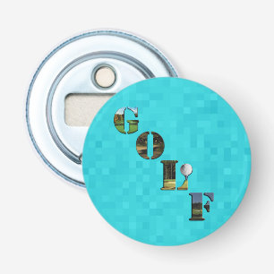 Décapsuleur Aqua Blue Golf, Bottle Opener