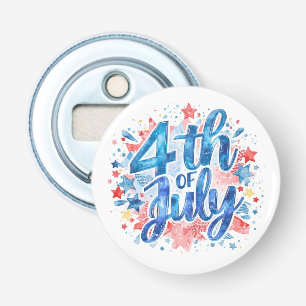 Décapsuleur Aquarelle 14 juillet Patriotique