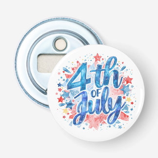 Décapsuleur Aquarelle 14 juillet Patriotique