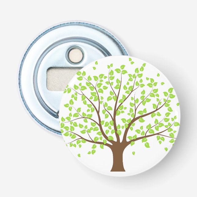Décapsuleur Arbre verte d'été (Devant)