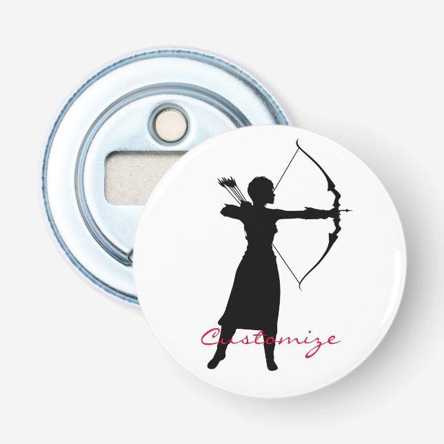 Décapsuleur Archer Femme Silhouette Thunder_Cove (Devant)