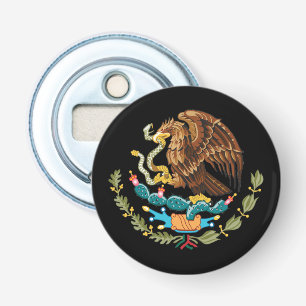 Décapsuleur Armoiries du Mexique et de l'aigle mexicain / drap