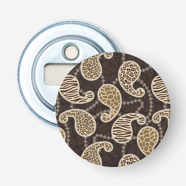 Décapsuleur Arrière - plan de style de Paisley (Devant)