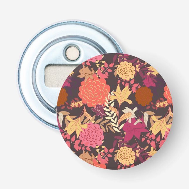 Décapsuleur Arrière - plan floral 2 (Devant)