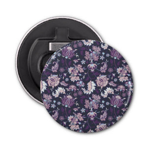 Décapsuleur Arrière - plan violet Big Floral Motif sans joint