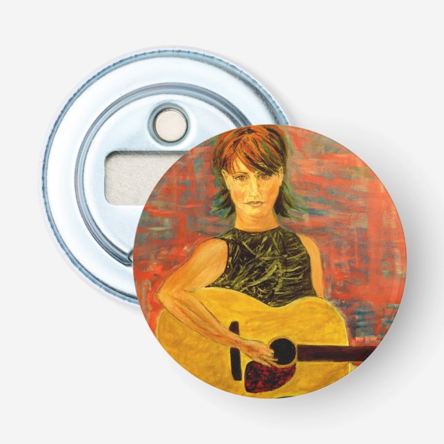 Décapsuleur art de fille acoustique (Devant)