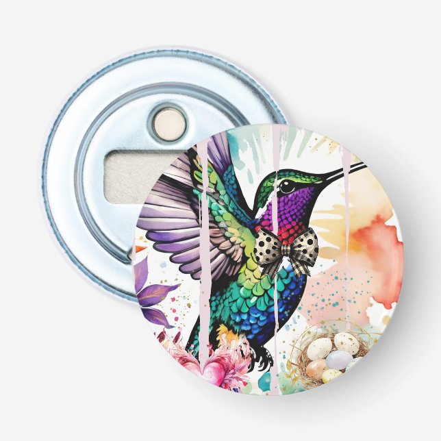 Décapsuleur Art de l'oiseau à la brosse (Devant)