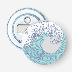 Décapsuleur Art de vague de surf Ukiyo-e japonais vintage de l