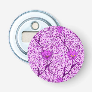 Décapsuleur Art Nouveau Tulip Damask, Violet et Orchidée