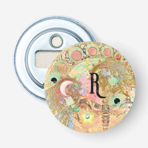 Décapsuleur art vintage bohème unique hippie pastel capricieux