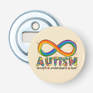 Décapsuleur Autisme Symbole Infini Accepter, Comprendre, Amour