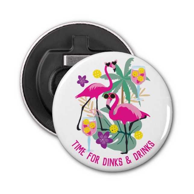 Décapsuleur Avec texte Summer Pickleball 🤩 Fête Tropicale   (Devant)