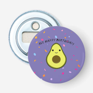 Décapsuleur Avo Joyeux Anniversaire Cute Avocado Anniversaire