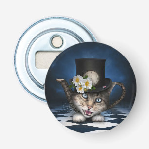 Décapsuleur Awesome Mad Hatter Teapot Chat Conception Whimsica