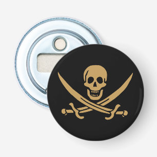 Décapsuleur Aztec Gold Crâne et cutlass Pirate Calico Jack