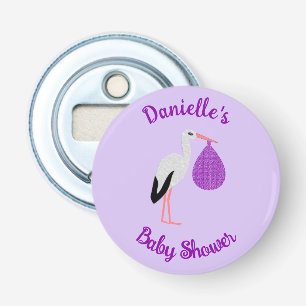 Décapsuleur Baby-Shower bébé de genre neutre Violet