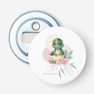 Décapsuleur Baby shower floral d'éclosion d'alligator pour béb