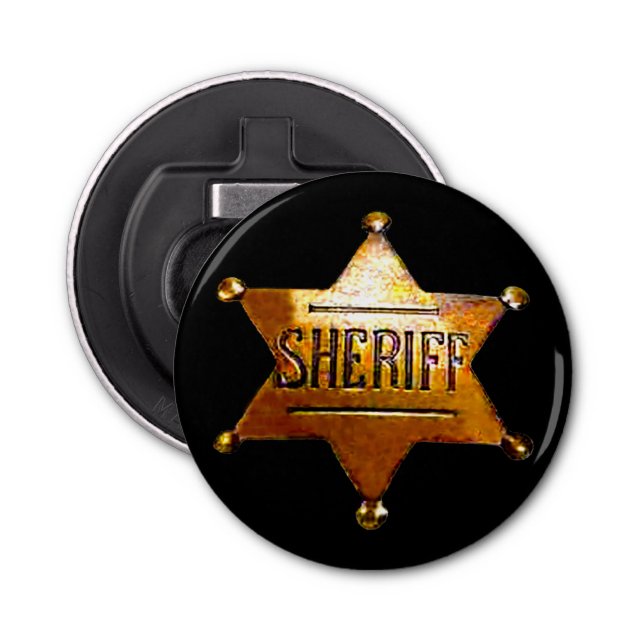 Décapsuleur Badge d'Antique Sheriff (Devant)