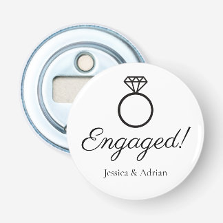 Décapsuleur Bague de fiançailles graphique Fiancée