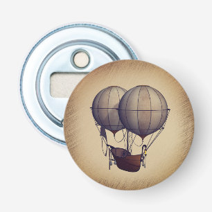 Décapsuleur Ballons à air chaud Steampunk avec bateau