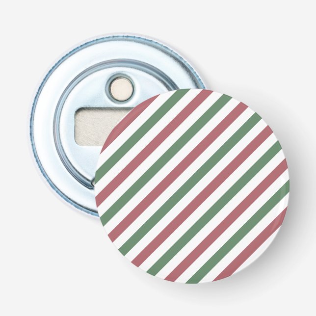 Décapsuleur Bandes de Noël personnalisables (Devant)