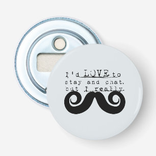 Décapsuleur Barbe bleue grise noire drôle humour Je Moustache