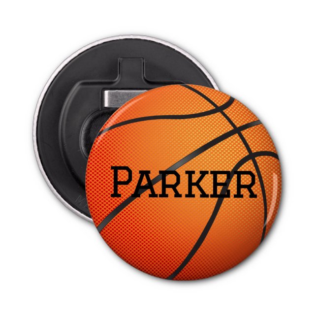 Décapsuleur Basket-Ball Avec Nom Personnalisé (Devant)