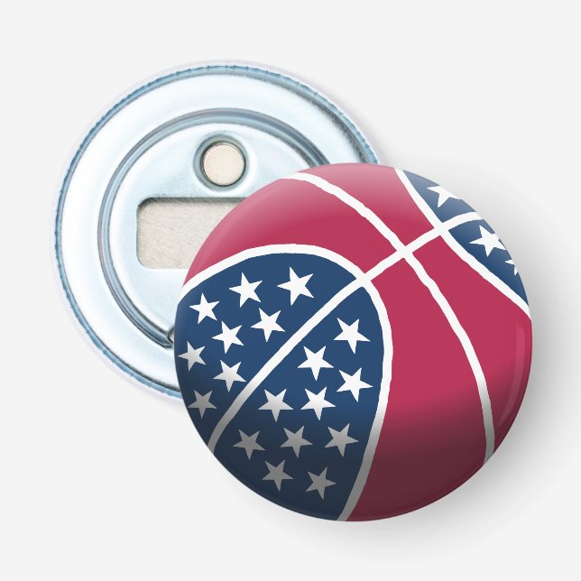 Décapsuleur Basketball du 4 juillet (Devant)