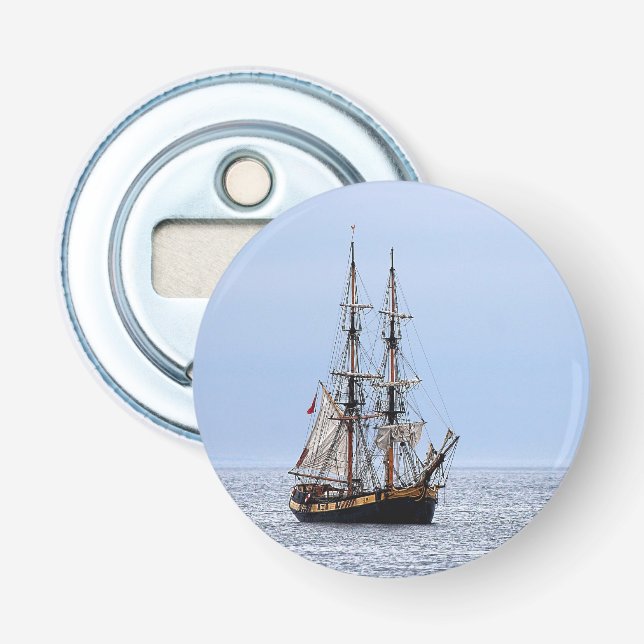 Décapsuleur Bateau de pêche nautique Ciel bleu (Devant)