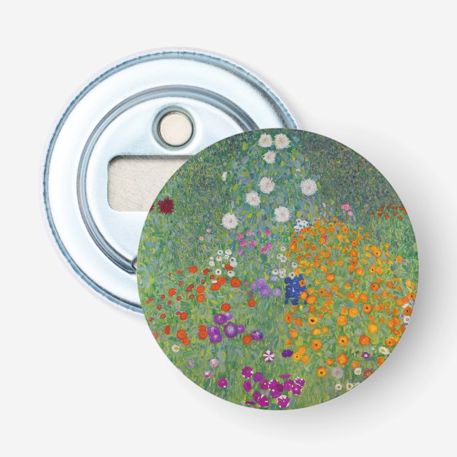 Décapsuleur Bauerngarten, Peinture à l'huile, Gustav Klimt (Devant)