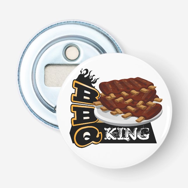 Décapsuleur BBQ KING ! Icône côtes (Devant)