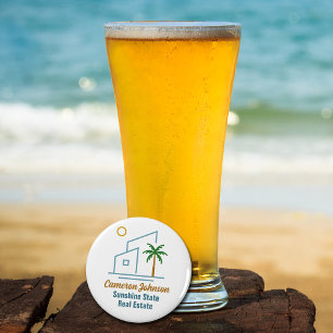 Décapsuleur Beach Real Estate Company Cute Personnalisable