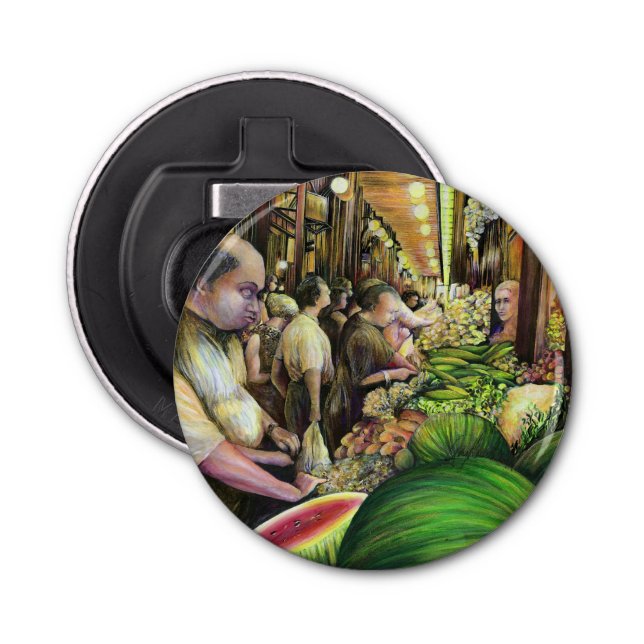 Décapsuleur Beaucoup d'hommes, beaucoup de melons, Budapest (Devant)