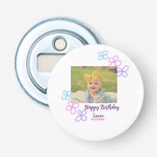 Décapsuleur Bébé enfants 1er anniversaire ajouter le nom date