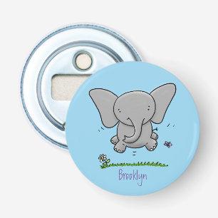 Décapsuleur Belle adorable dessin d'éléphant bébé