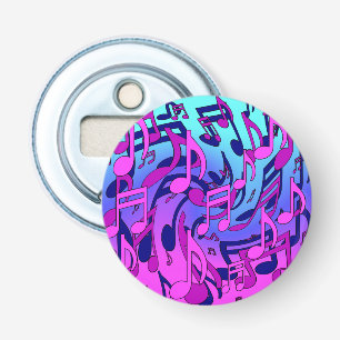 Décapsuleur Belle Musique Motif Musical Coloré et Animé