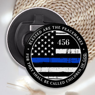 Décapsuleur Bénis Sont Les Peacemakers Police Personnalisée