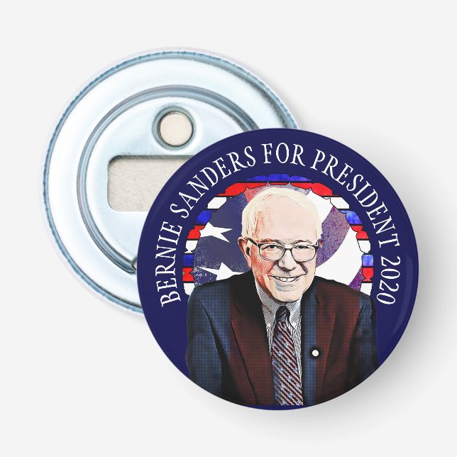 Décapsuleur Bernie Sanders pour l'élection présidentielle de 2 (Devant)
