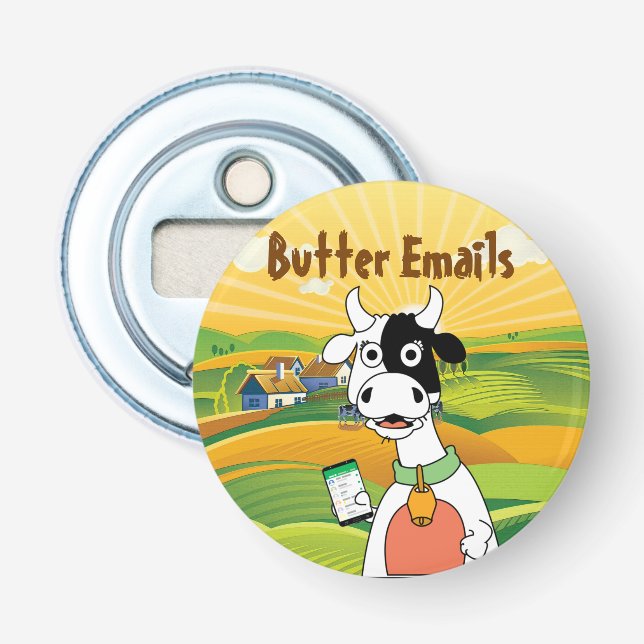 Décapsuleur Beurre E-mails humour politique (Devant)