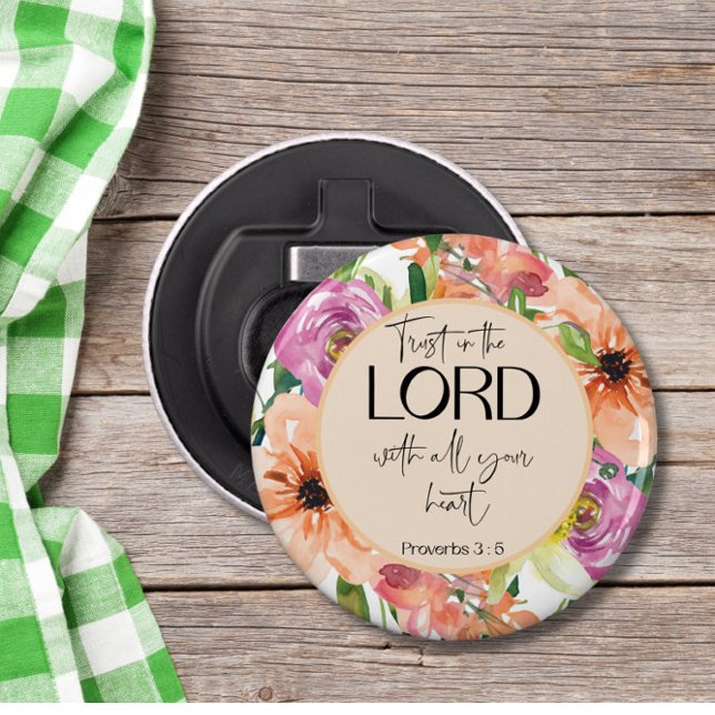 Décapsuleur Bible Verse Proverbes Floral (Créateur téléchargé)