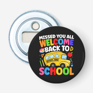Décapsuleur Bienvenue à bord du bus scolaire pour le premier j