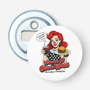 Décapsuleur Bienvenue À Clown World Button Bottle Opener