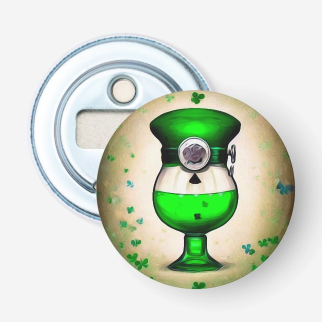 Décapsuleur Bière verte de la Saint-Patrick en Casquette (Devant)