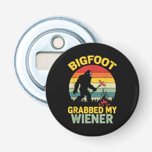 Décapsuleur Big Foot a attrapé mon hot dog drôle Sasquatch