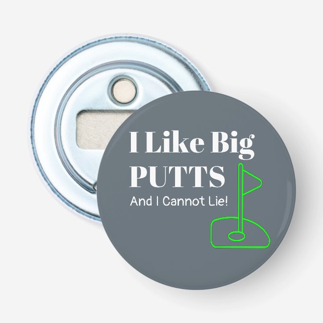 Décapsuleur Big PUTTS Golf Funny (Devant)