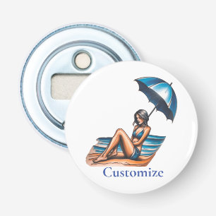 Décapsuleur Bikini Girl Beach Napping Thunder_Cove