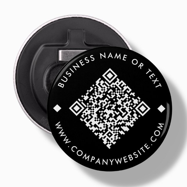 Décapsuleur Black | Bouteille de code QR personnalisée pour l' (Créateur téléchargé)