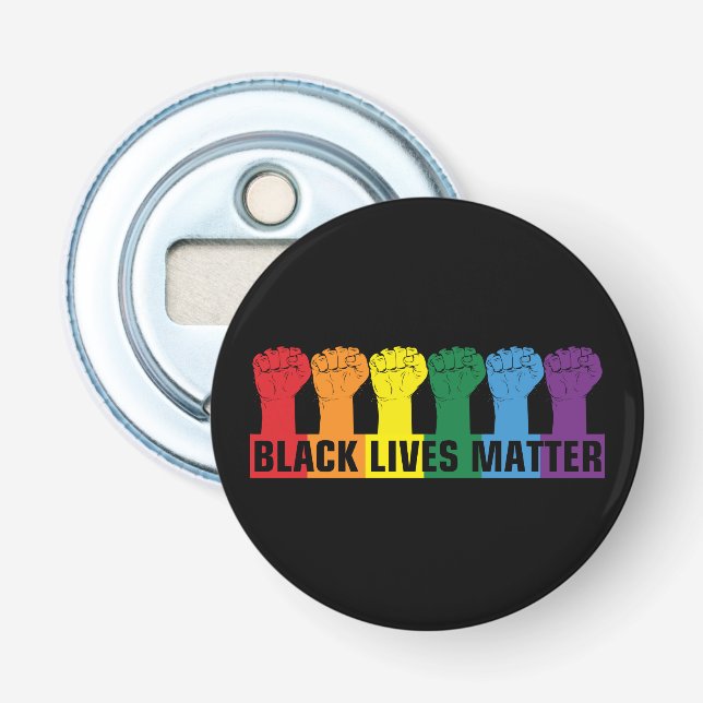 Décapsuleur Black Lives Matt _ BLM Rainbow (Devant)